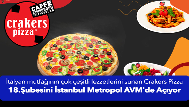 Crakers Pizza Franchise ile 18.Şubesini İstanbul'a Açıyor